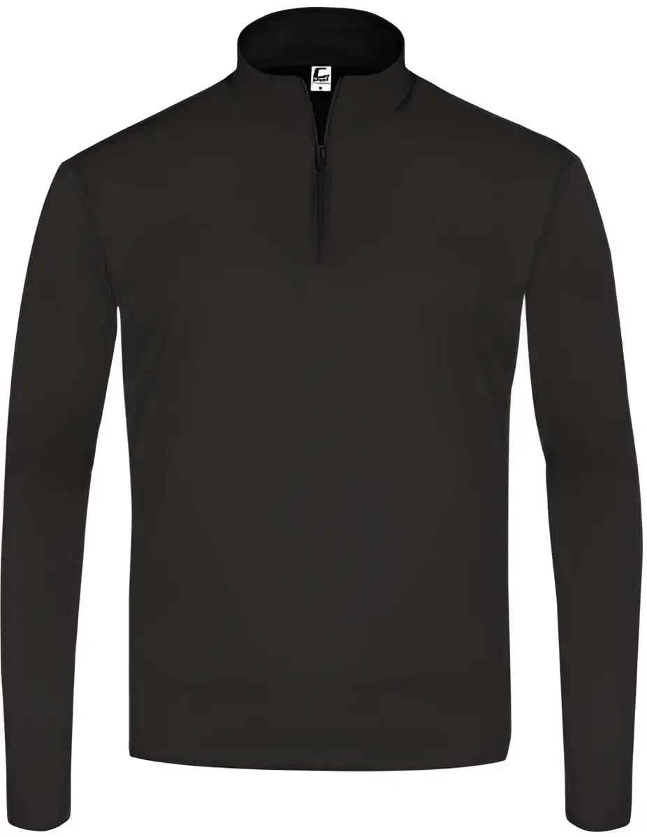C2 Sport Youth Quarter-Zip Pullover - Black, S