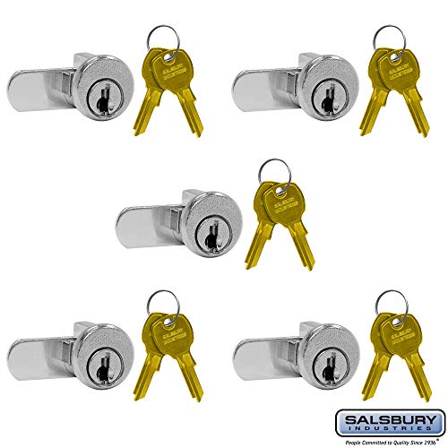 Casafoyer Standard Locks - Replacement for Salsbury 4B+ Horizontal Mailbox Door with 2 Keys per Lock - 5 Pack | (2 Units)