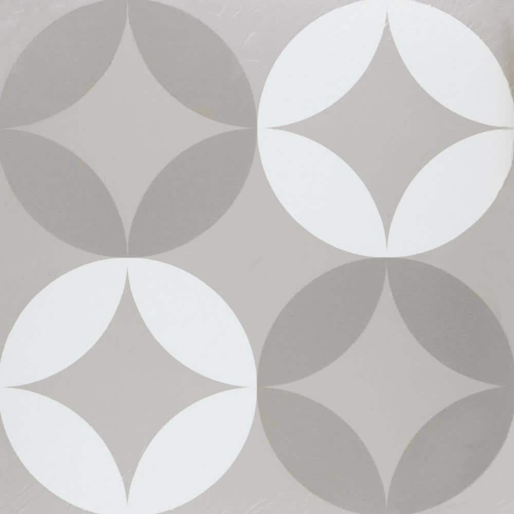 Retro 12x12 Self Adhesive Vinyl Floor Tile - Mod Diamond - 20 Tiles/20 sq. ft.
