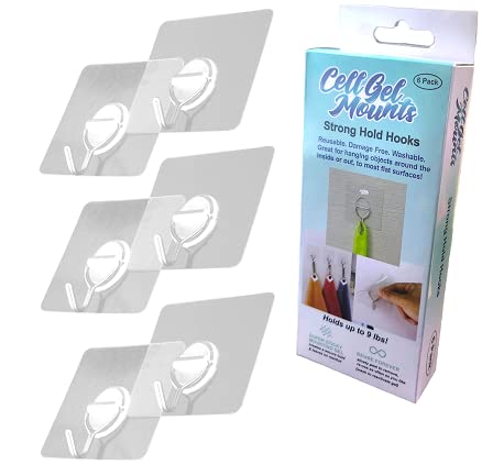 Casafoyer Cell Gel Hooks 6 Pack | (2 Units)