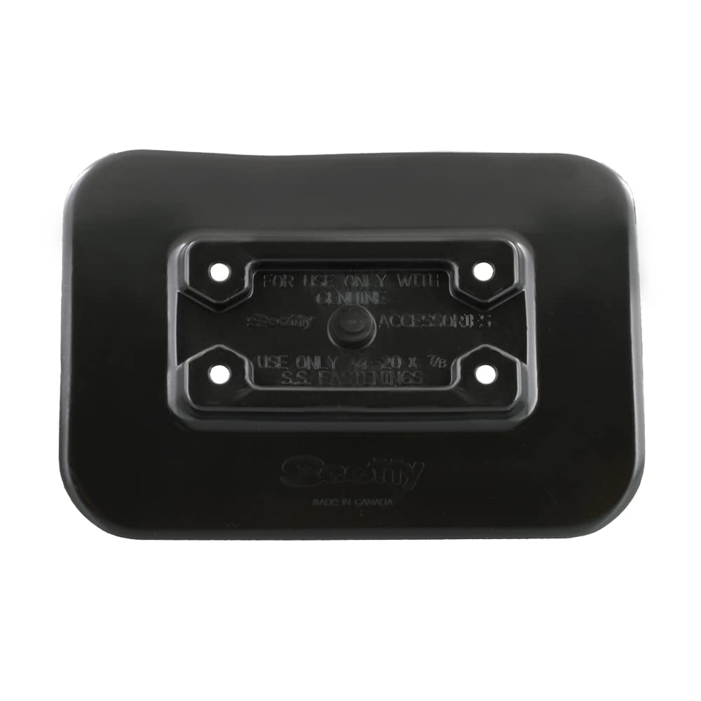 SCOTTY 341 GLUE-ON PAD FOR INFLATABLE BOATS BLACK
