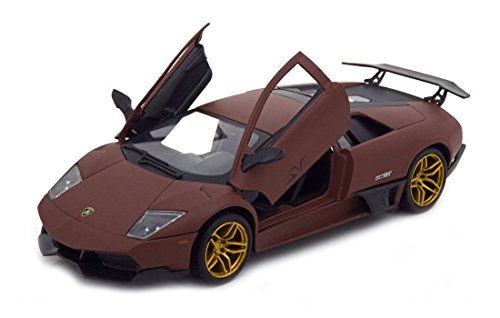 Lamborghini Murcielago LP 670-4 SV Matte Brown 1/24 Diecast Model Car by Motormax