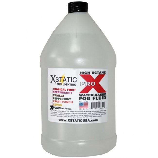 ProX DJ Haze Juice Water Based Haze Machine Liquid Replacement - 1 Gallon