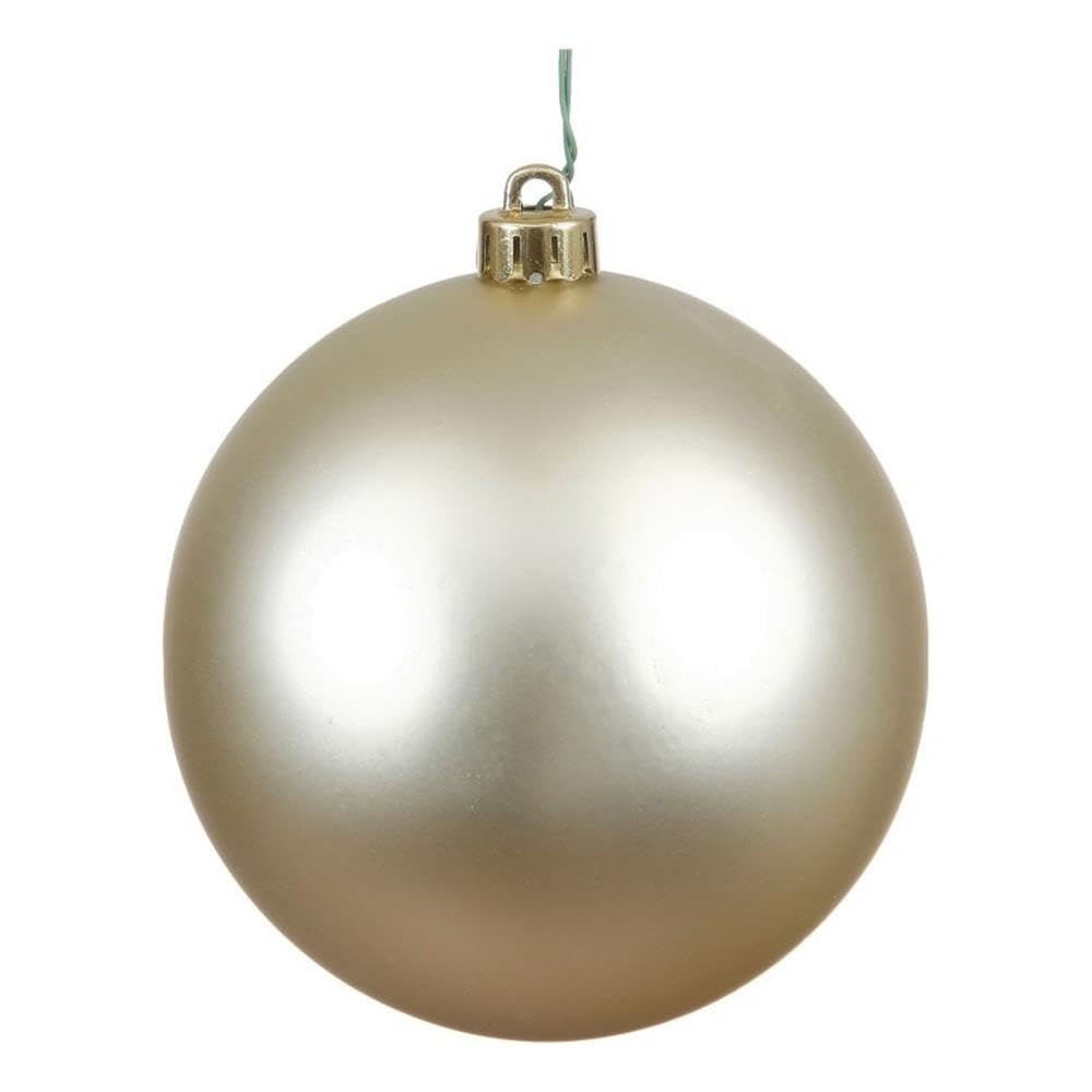 Casafoyer  2.4” Champagne Matte Ball UV 24/Bag - N590638DMV - (Pack Of 2)