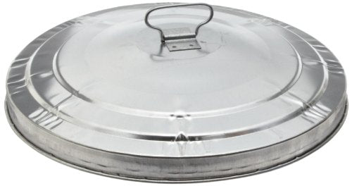 Casafoyer  WCD32L Galvanized Steel Light Duty Waste Lid, Round, 21.5 Inch | (2 Units)