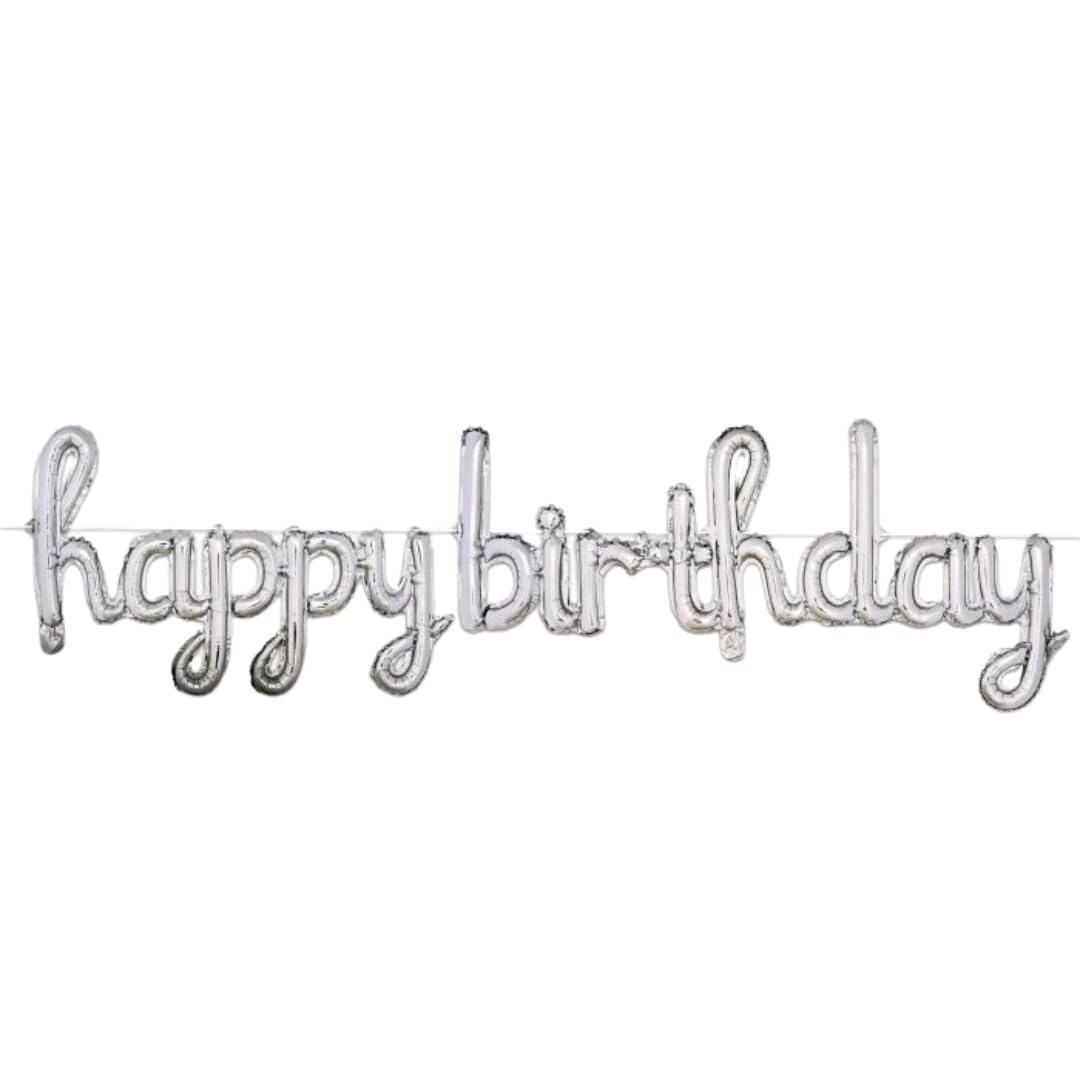 Script Happy Birthday Balloon Streamer