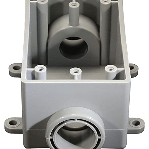 Cantex 5133465 Weatherproof Box, 1 In Hub, Pvc