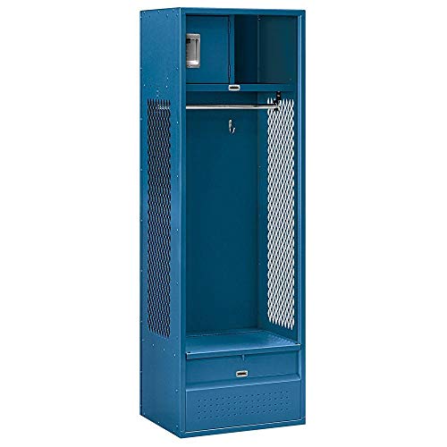 Casafoyer 24 Wide Open Access Metal Locker - 6 Feet High - 18 Inches Deep - Blue - Unassembled | (2 Units)"