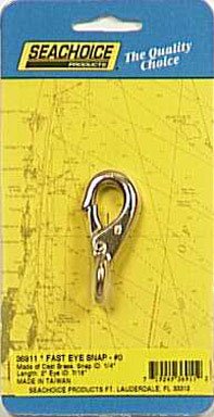 Seachoice 36911 Fast Eye Snap 2 In. L, 7/16 In