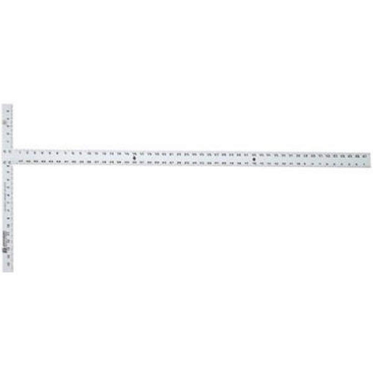 Johnson Level & Tool Jts48 Aluminum Drywall T-Square, 48, Silver, 1 Square