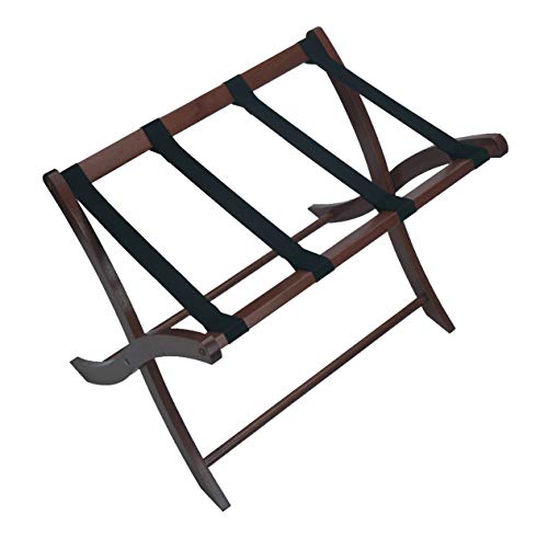 Casafoyer Scarlett Luggage Rack, Walnut - (Pack Of 2)