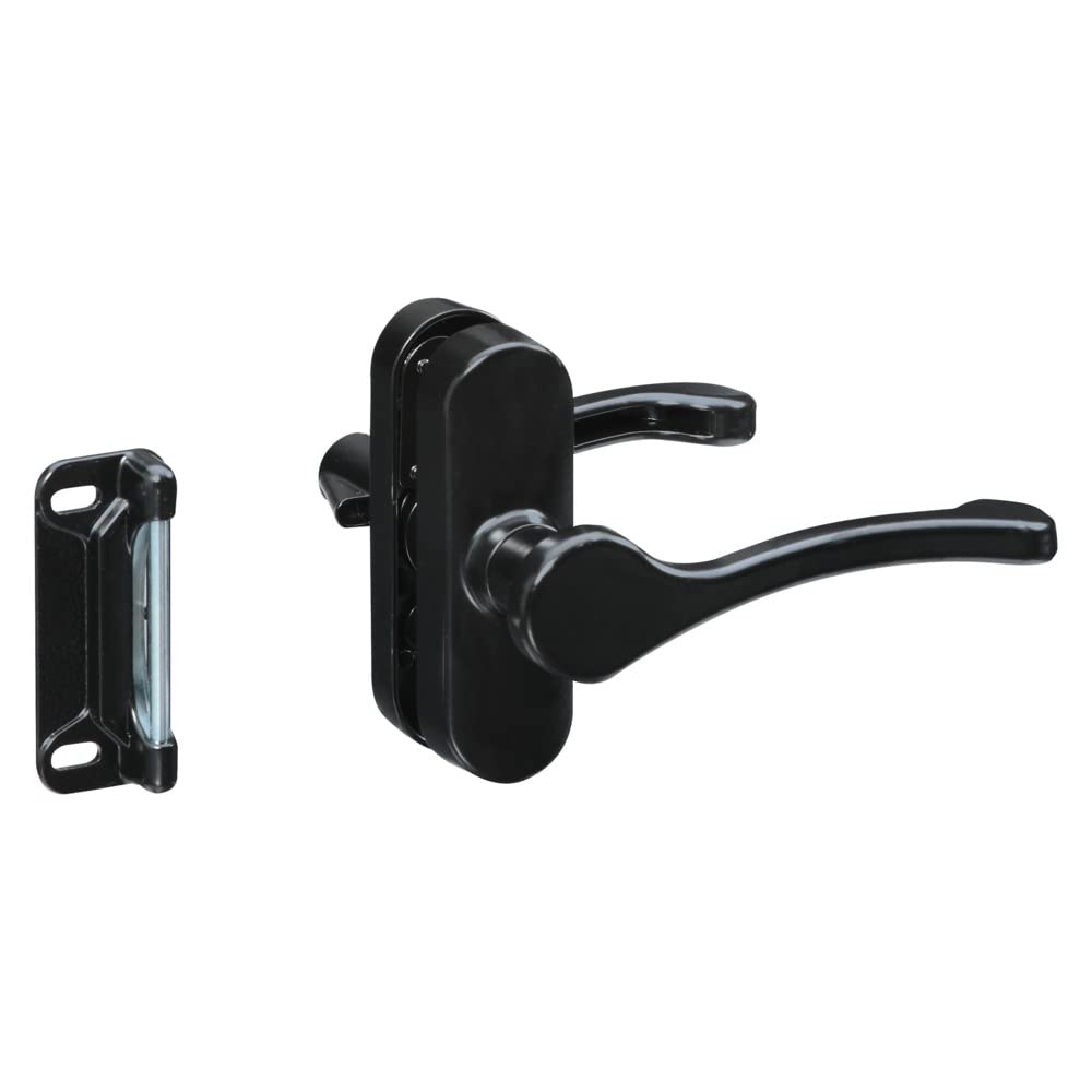 National Hardware N262-204 V1320 Lever Latches In Black, 1-3/4