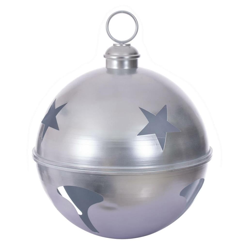 Casafoyer 24” Silver Iron Bell Ornament - (Pack Of 2)