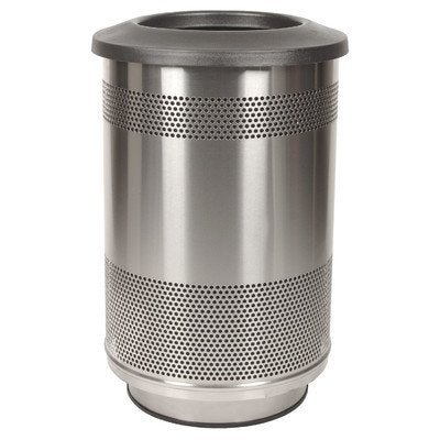 Perforated Receptacle Stainless Steel Set of 1