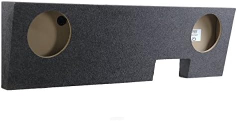 Qpower Ford Super Duty 2004-2013 2 Hole 10' Empty Woofer Box. Berhind Seat!