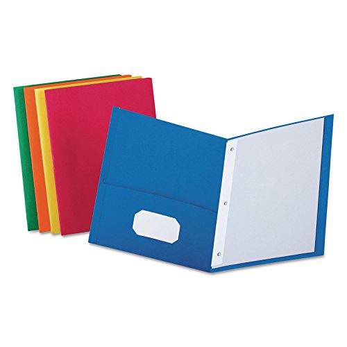 Oxford Twin Pocket 3-Hole Fastener Folders