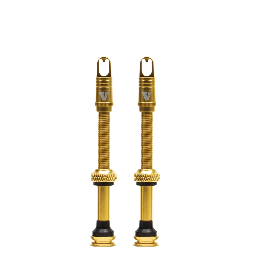 TLC 60mm Tubeless Valve Stem  Gold..**Product made in Taiwan..