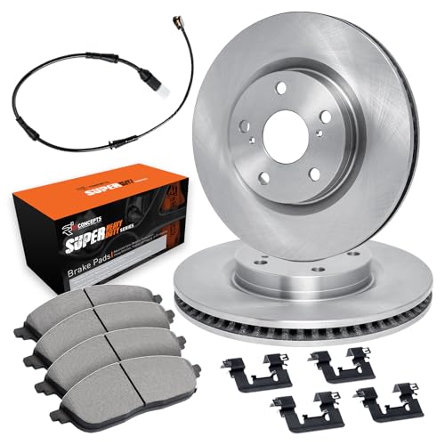 R1 Concepts Disc Brake Rotor Set with Super Duty Pads, Sensor, and Hardware WFXS1-40003