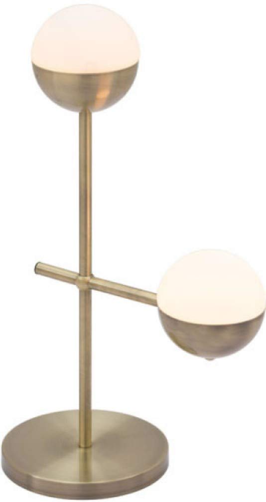 Waterloo Table Lamp White and Bronze