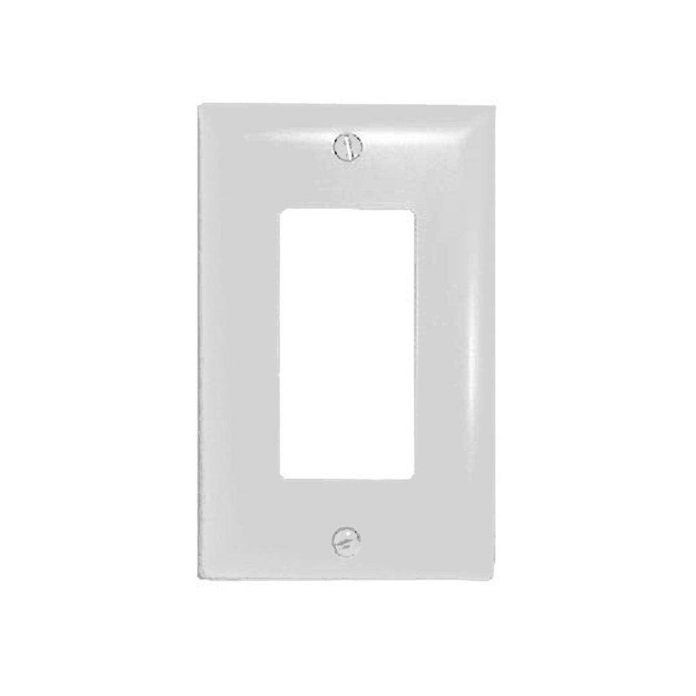 Decora Face Plate Single White