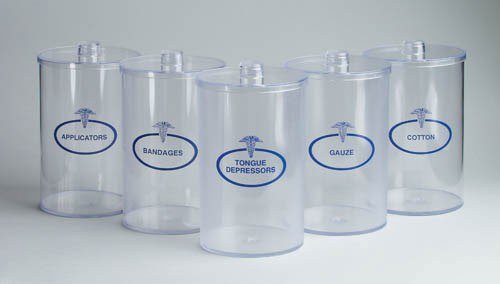 JARS SUNDRY SET/5 OPAQ PLSTC GRAFCO