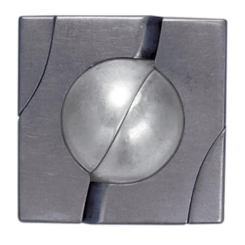 Marble Hanayama Cast Metal Brain Teaser Puzzle (Level 4)