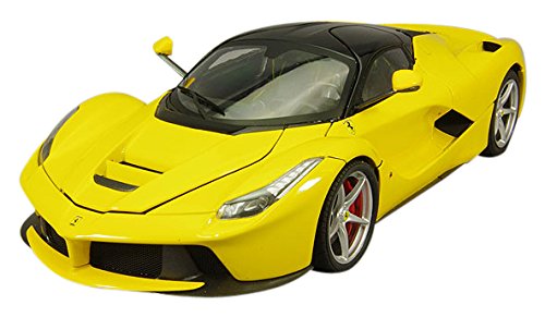 Hot Wheels Bct81 Ferrari Laferrari F70 Hybrid Elite Edition Yellow 1/18 Diecast Car Model By Hotwheels