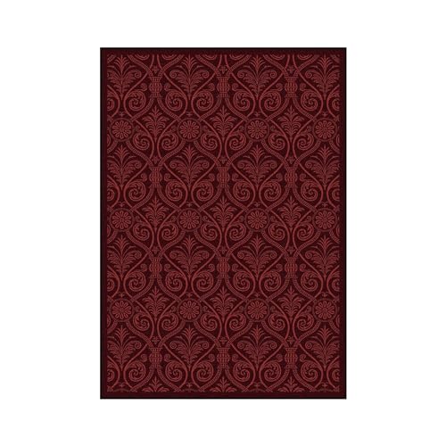 Casafoyer Damascus 54 x 78??area rug in color Burgundy - (Pack Of 2)