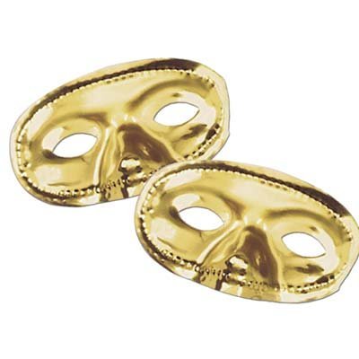 Metallic Half Mask (Pack of 24)
