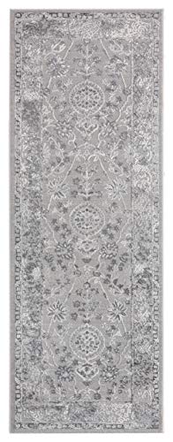 Casafoyer  Cascades Shasta Grey Runner Rug 27 x 72??- (Pack Of 2)