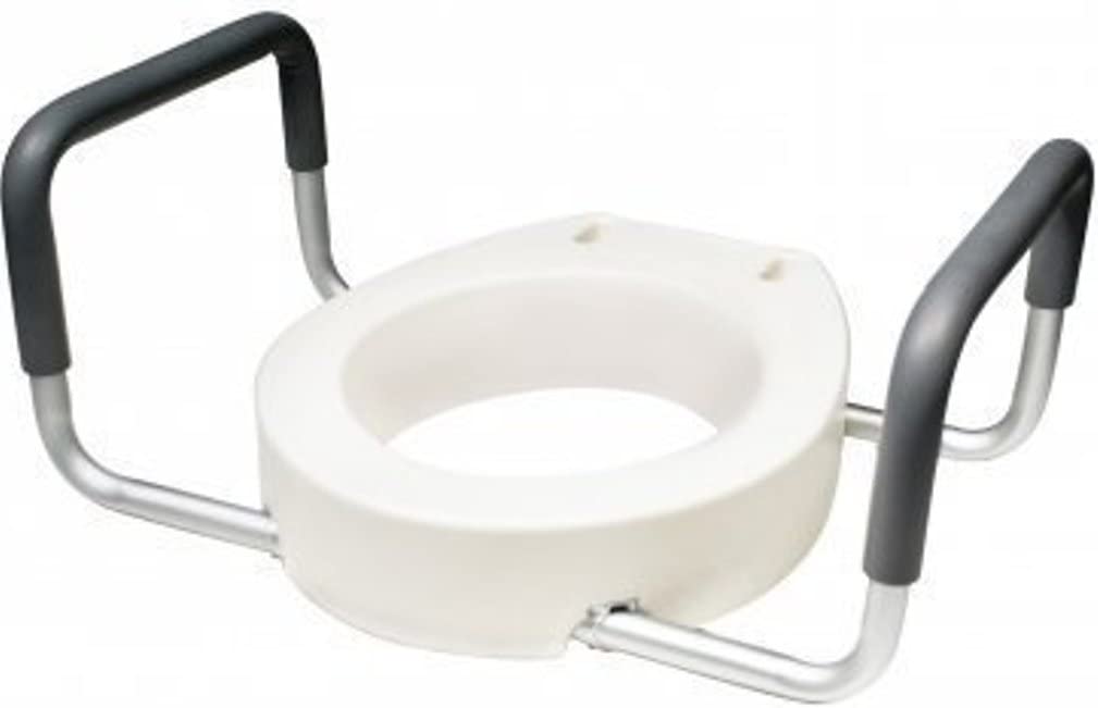ROUND TOILET SEAT RISER RETAIL LUMEX