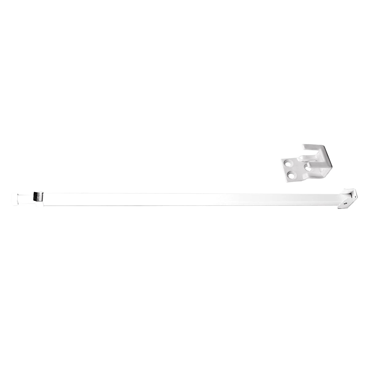 Defender Security U 9921 28 Inch To 48 Inch, Aluminum, White, Security Bar Lock