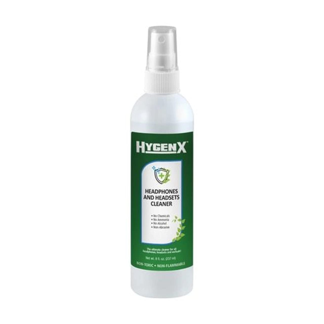 HygenX Headphones and Headset Cleaner - Spray Bottle (8 Oz.)