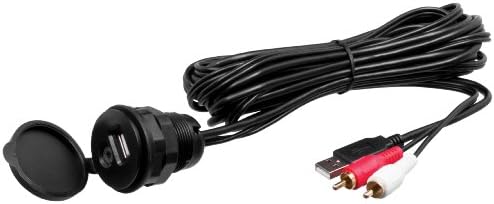 Boss Audio Universal Mount Usb/3.5Mm Aux 10 Ft.Cable  Length