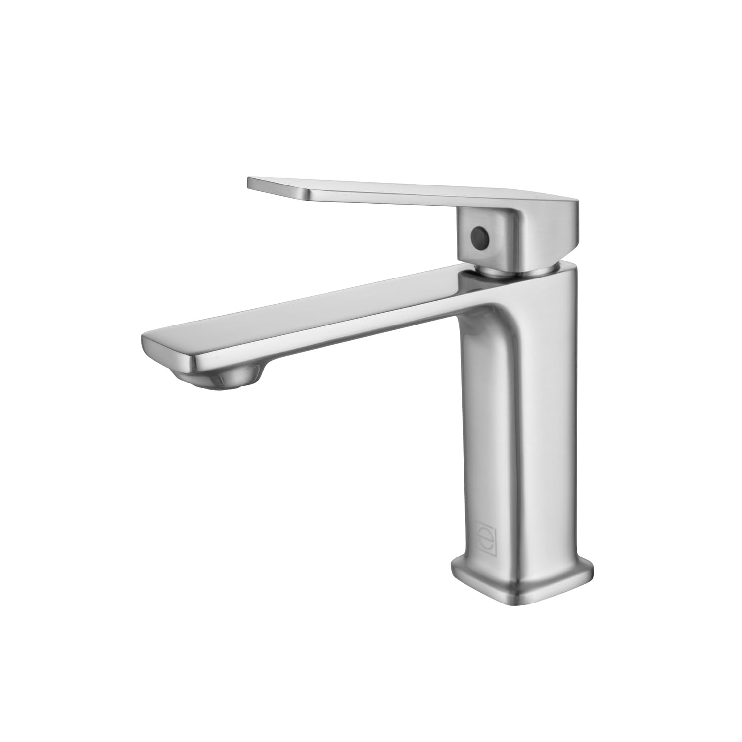 Elegant Lighting Lena Single Hole Single Handle Bathroom Faucet In Brushed Nickel