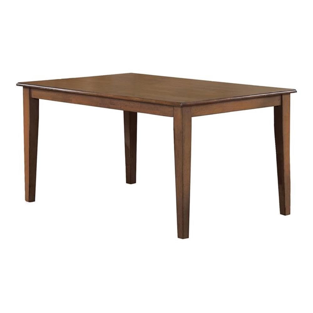 Sunset Trading Simply Brook 60 Rectangular Dining Table | Amish Brown | Seats 7"
