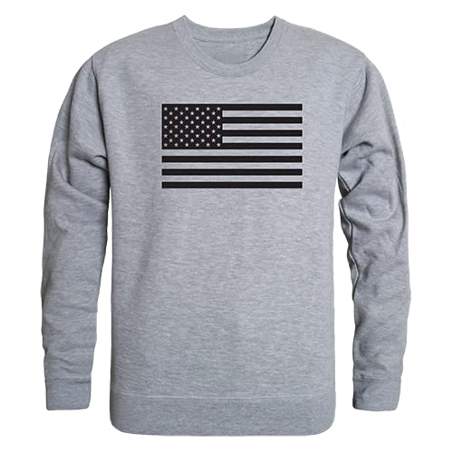 Graphic Crewneck, Tonal Flag, H.Grey, S