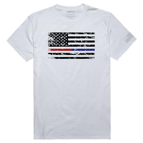 Tac.Graphic T, TRL/TBL Dual Flag,White, XL
