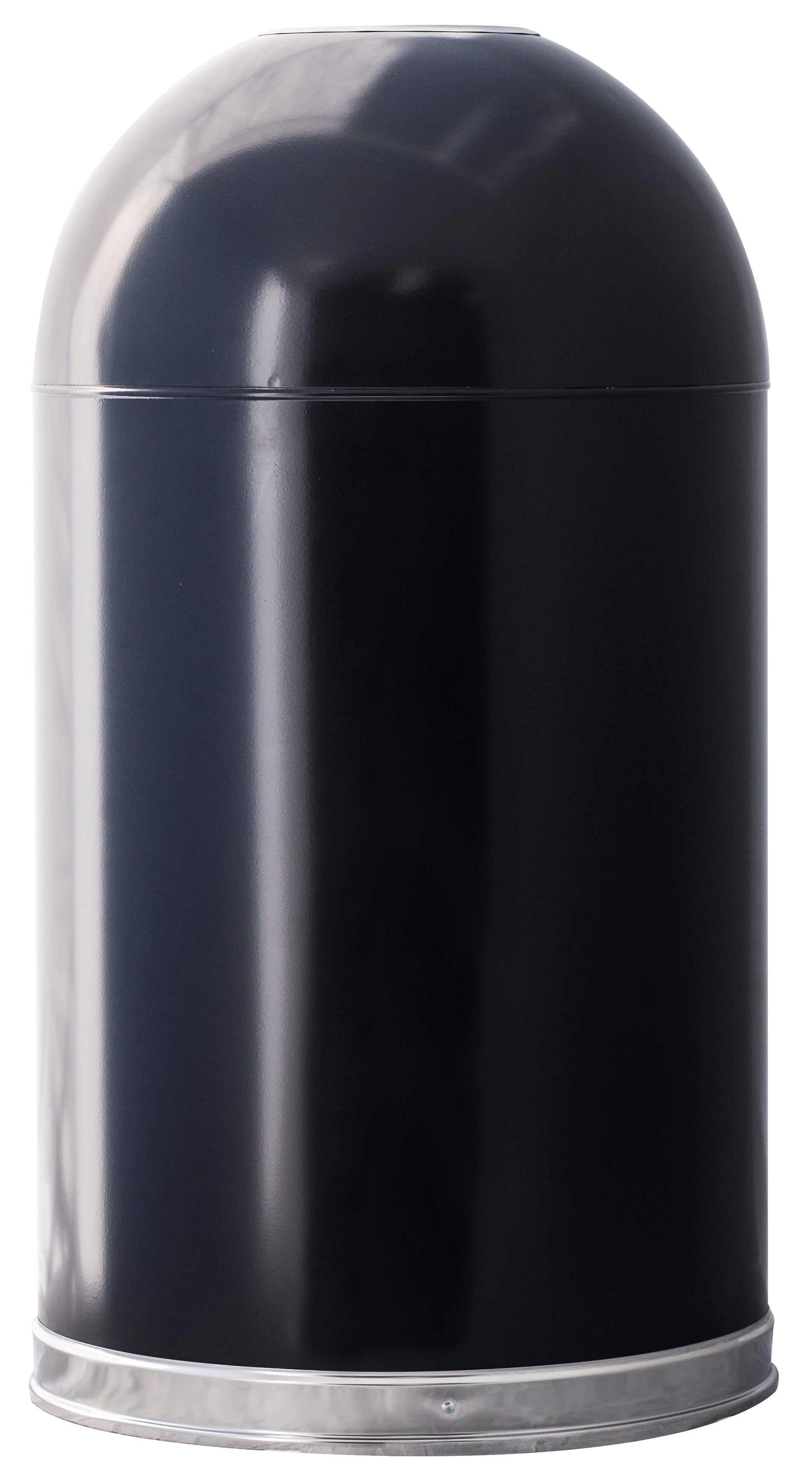 Ergode Dometop 420Dtbk-Vv Trash Receptacle | Touchless & Hygienic Waste Disposal | Sturdy Steel Shell | Easy Liner Removal