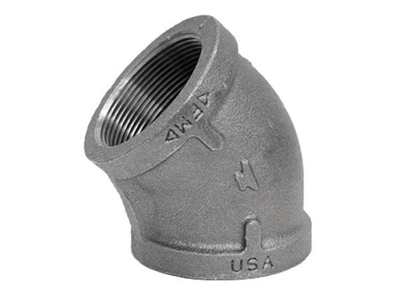 Elbow 45 Black 2 (Pack Of 1)