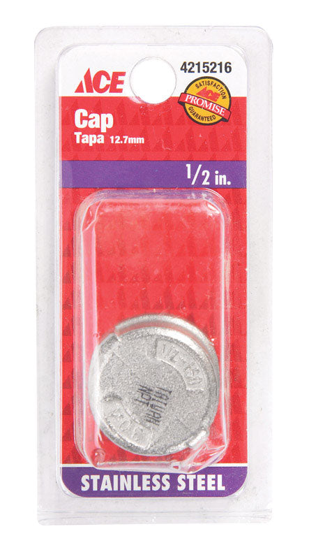 Pipe Cap 1/2 Ss (Pack Of 1)