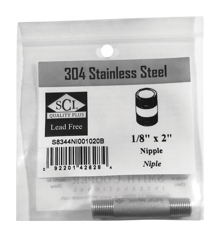 Nipple Ss 1/8X2 (Pack Of 1)