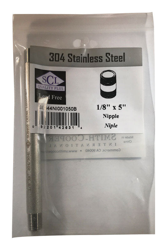 Nipple Ss 1/8 X 5 (Pack Of 1)