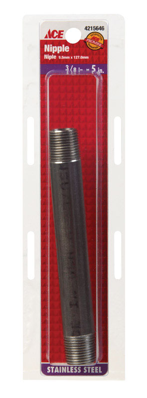 Nipple Ss 3/8 X 5 (Pack Of 1)