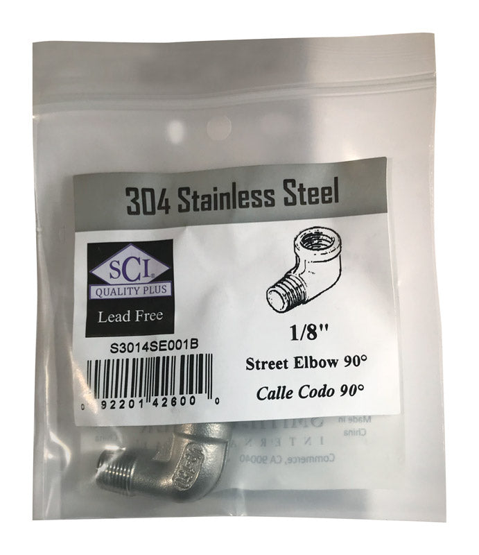 Street Elbow 90 1/8Ss (Pack Of 1)