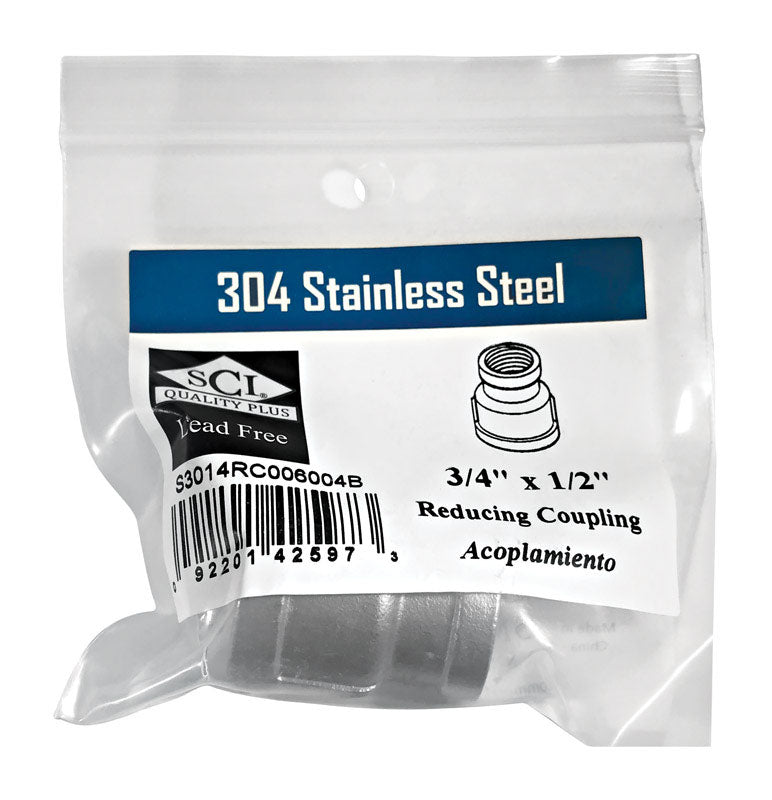Redc Coupling 3/4X1/2Ss (Pack Of 1)
