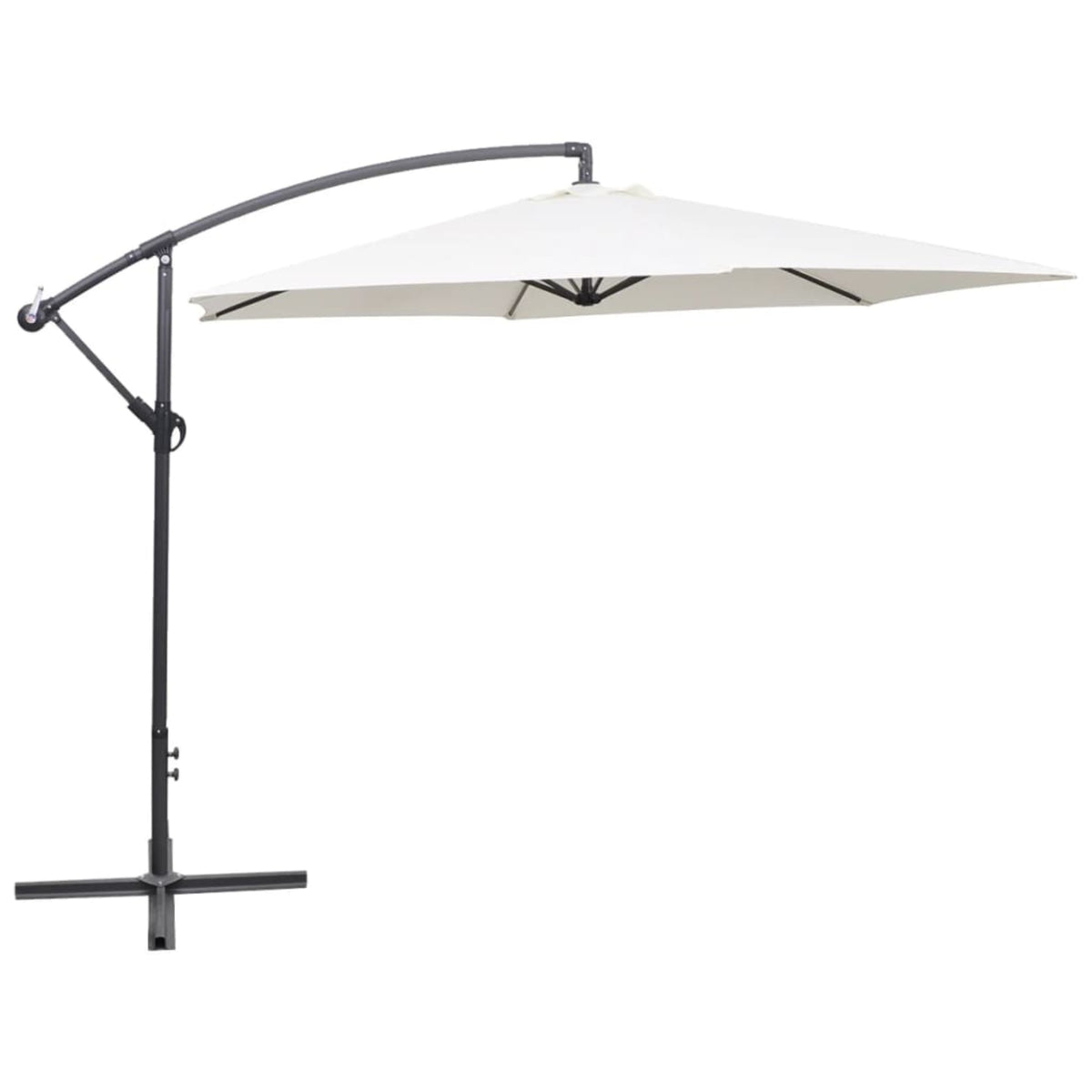Vidaxl Cantilever Umbrella 118.1' Sand White
