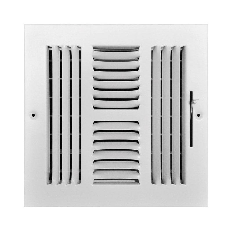 Register 4Way 8X8 Wht (Pack Of 1)