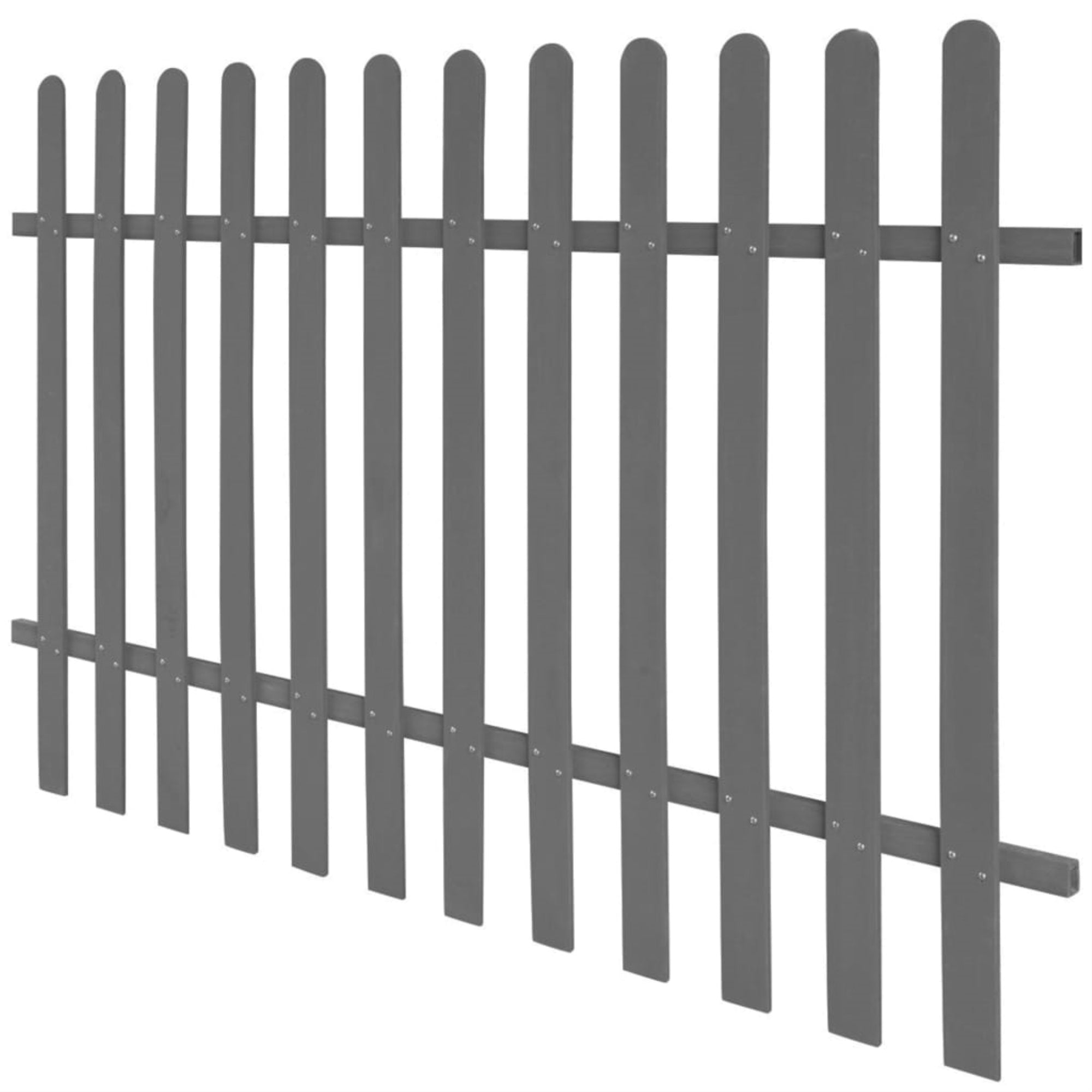 Vidaxl Picket Fence Wpc 78.7'X47.2'