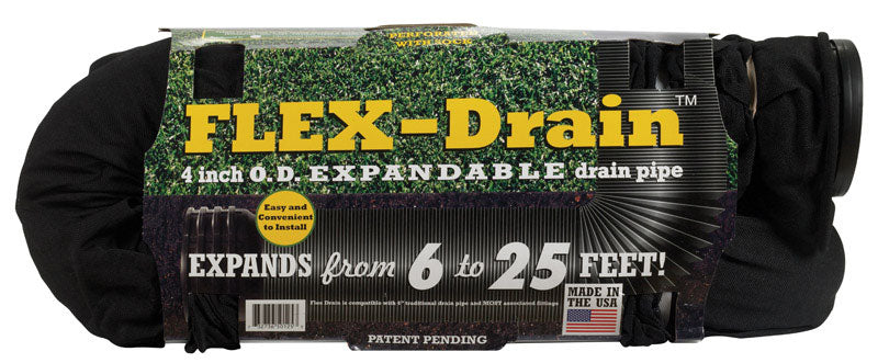 Drain Pipe W/Sock 4X25' (Pack Of 1)